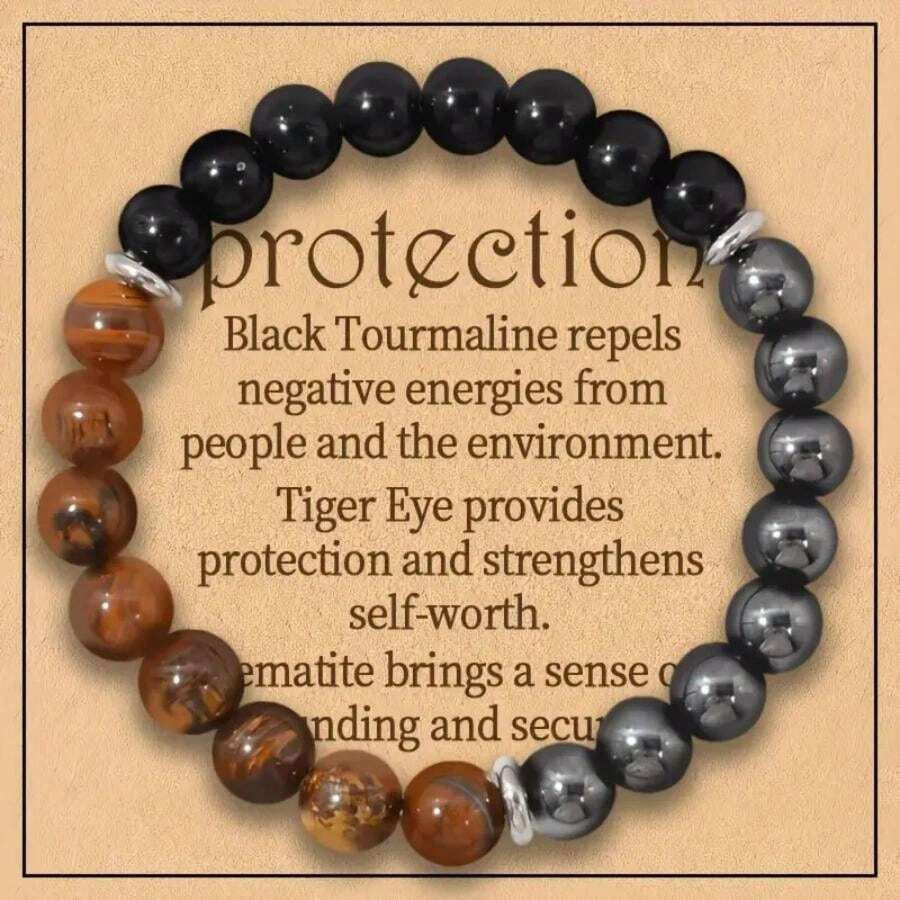 Unisex Triple Protection Materials Bracelet