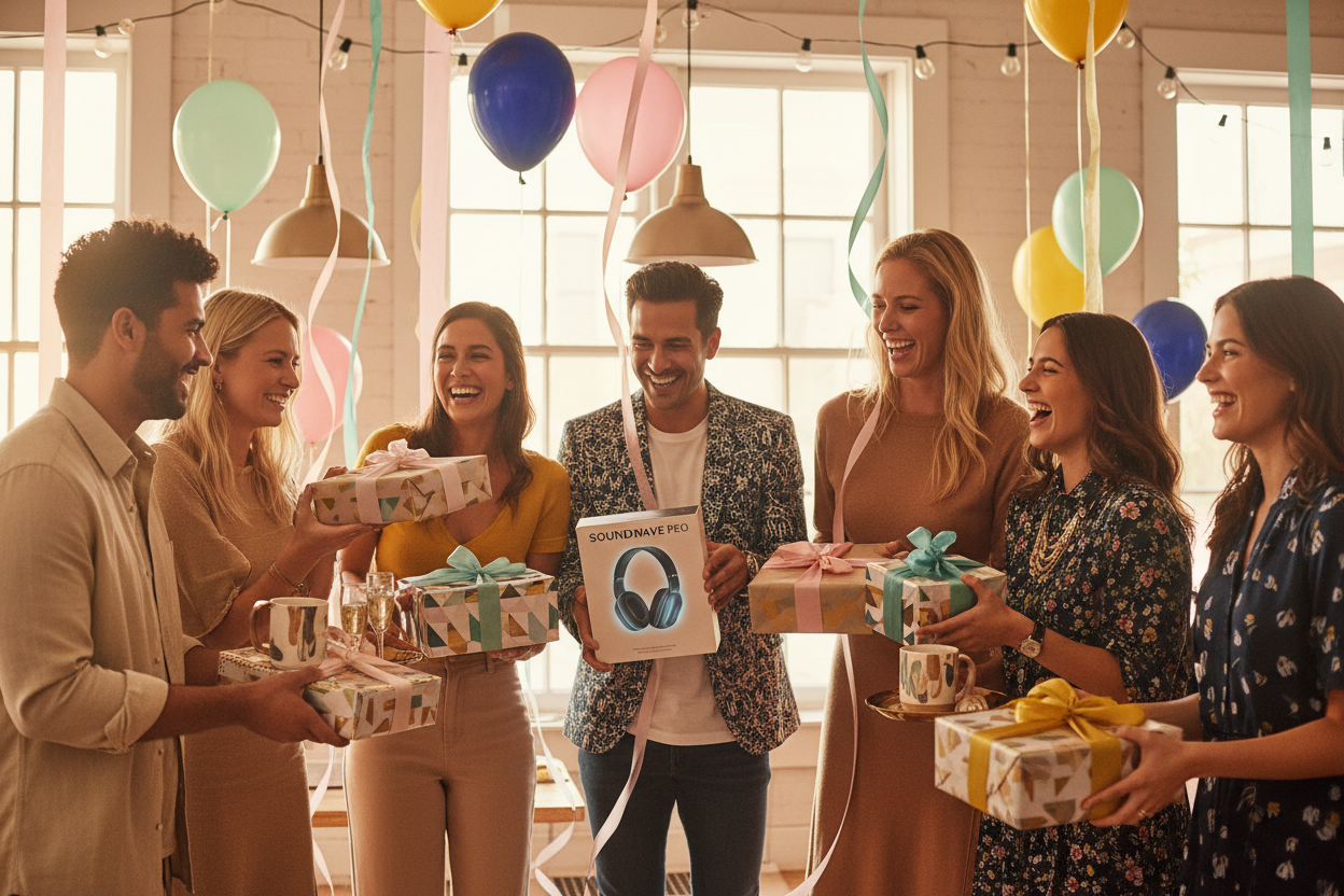 giving cool gifts to people